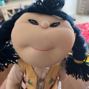 Vintage Rice Paddy Baby 1980s Dressed Traditional Chinese Clothing With Passport